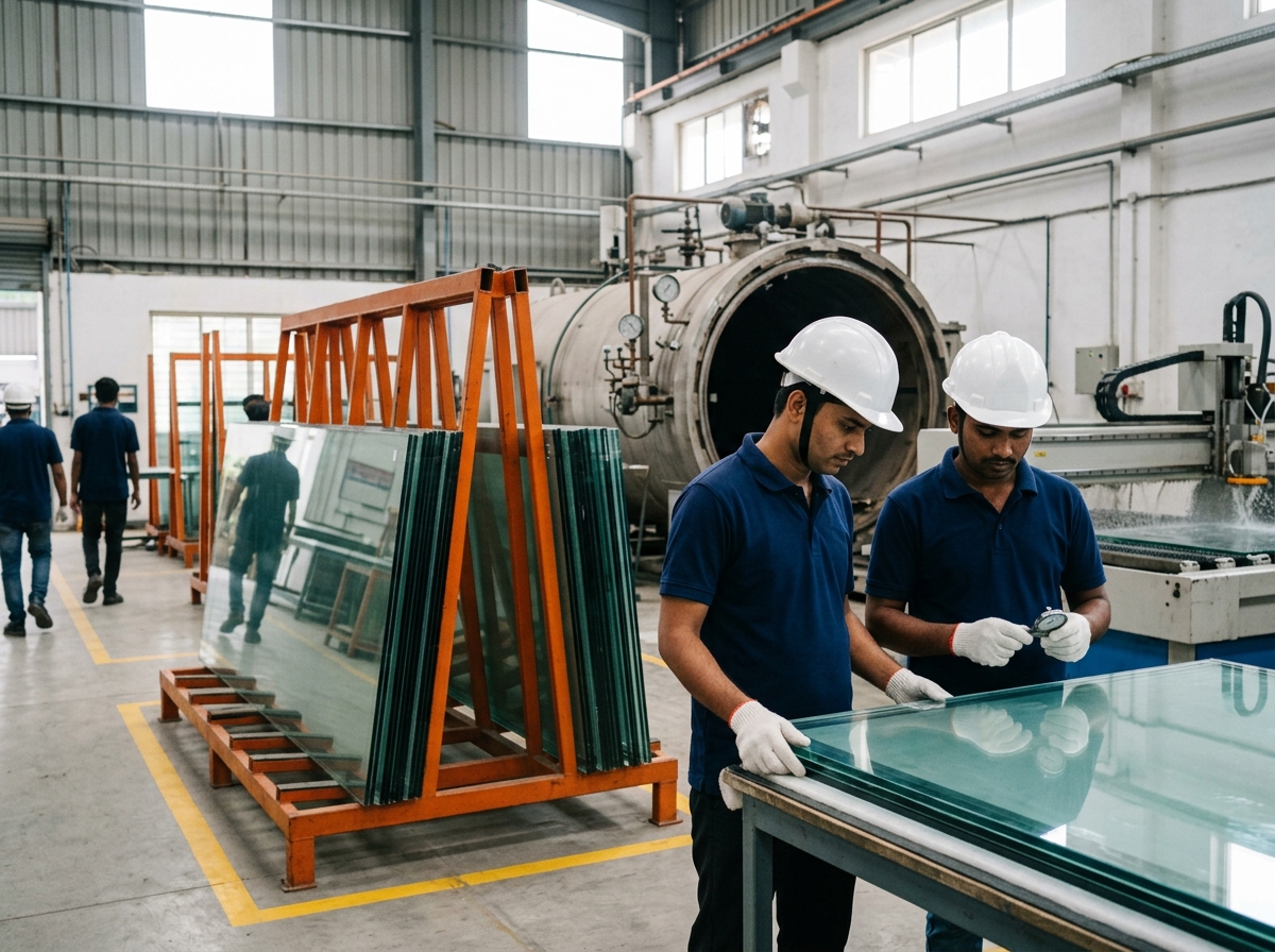 Super Safety Solution autoclave lamination manufacturing floor in Sonipat